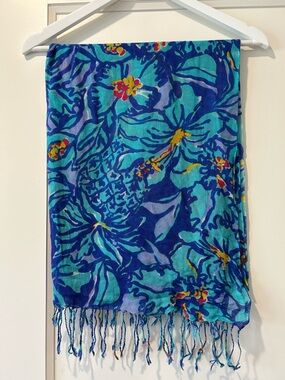 Lilly Pulitzer Silk/Cashmere Scarf/Wrap